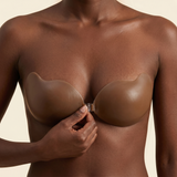 BARE Cleavage Bra Cocoa on dark skin